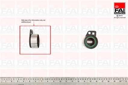 FAI AUTOPARTS įtempiklio skriemulys, paskirstymo diržas T9473